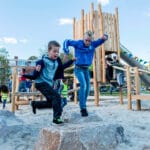 Kinderland Speeltoestellen - Robinia - natuurlijk spelen