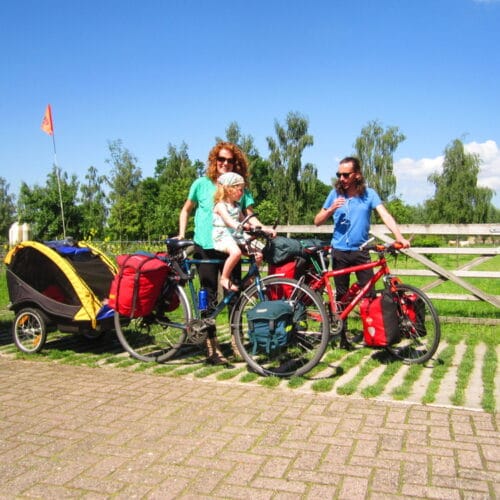 Natuurkampeerterreinen drenthe natuurkampeerroute - fietsroute
