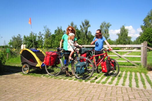 Natuurkampeerterreinen drenthe natuurkampeerroute - fietsroute