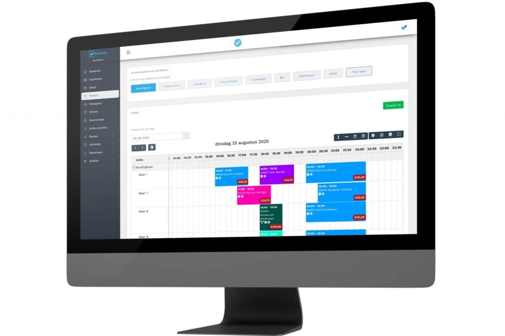 Nostium planbord backoffice