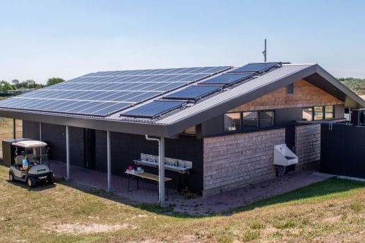 Duurzaam toiletgebouw Camping Klein Vaarwater Ameland