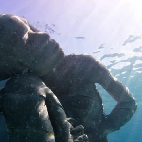 shaping a better world - underwater sculpture Bahamas