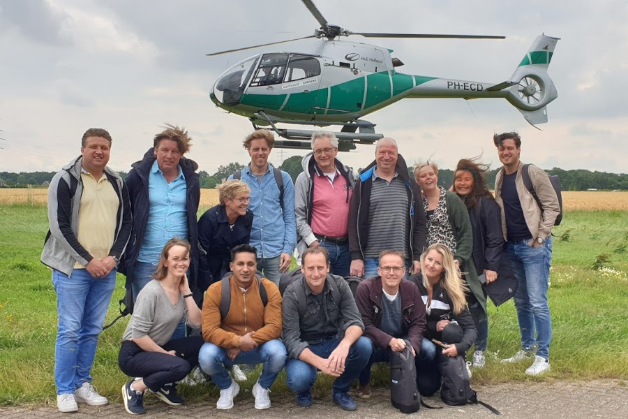 Adventure Veluwe Helikopter dropping